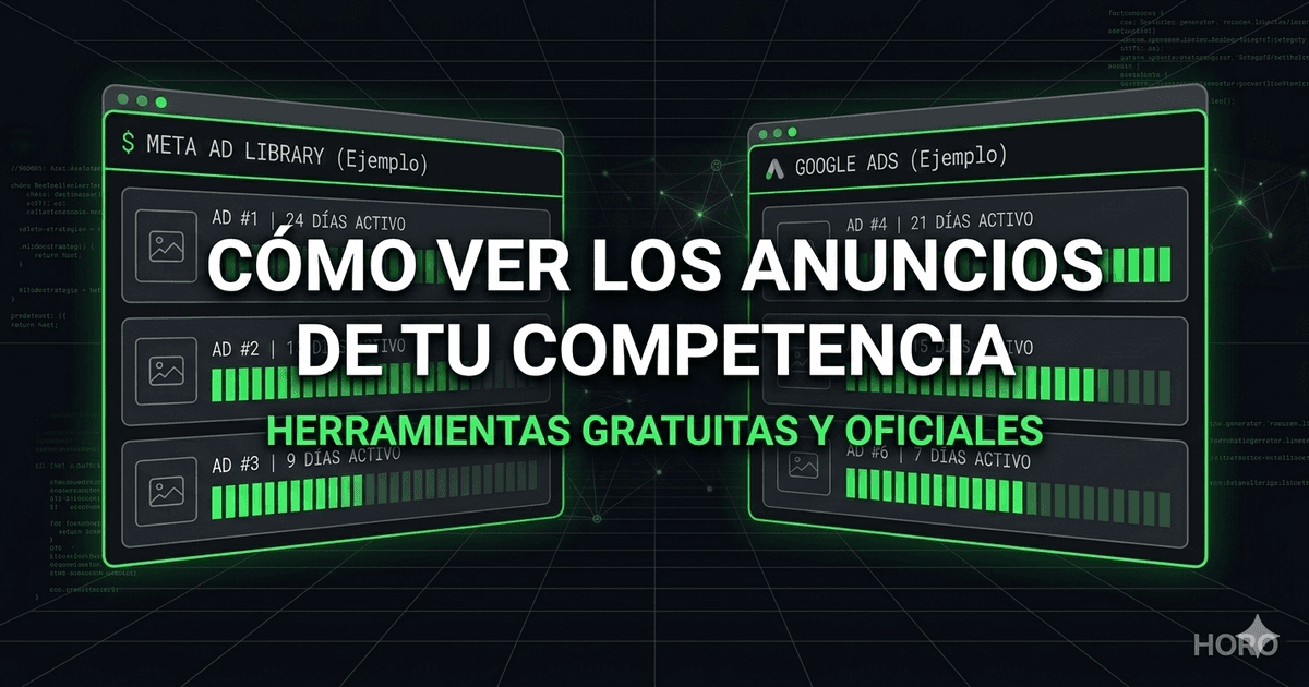 Cómo espiar los ads de tu competencia: guía paso a paso (2026)