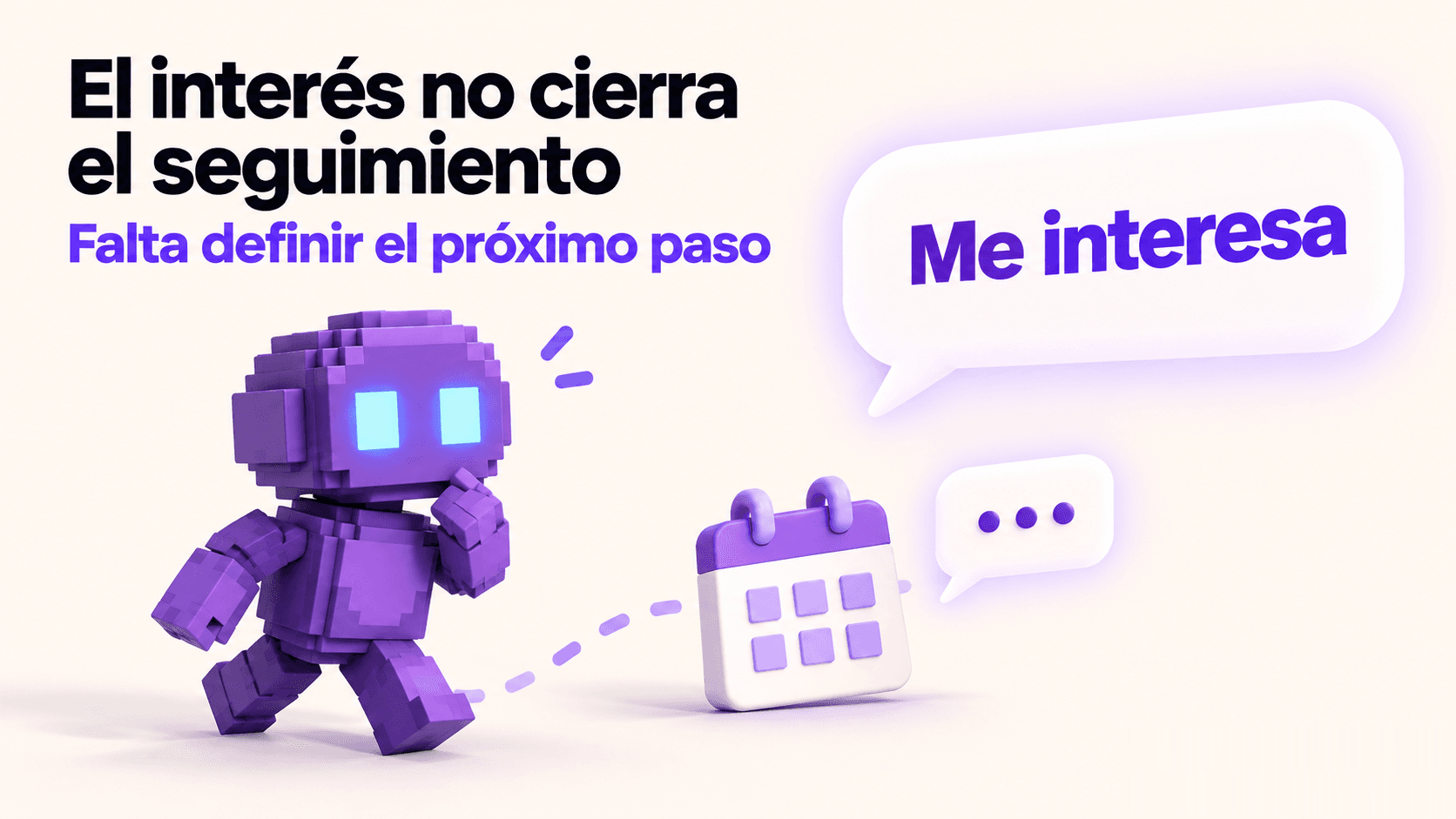 Portada del recurso: Una respuesta interesada no cierra el trabajo de seguimiento