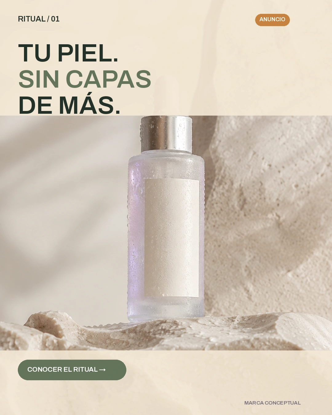 Anuncio conceptual creado por HORO